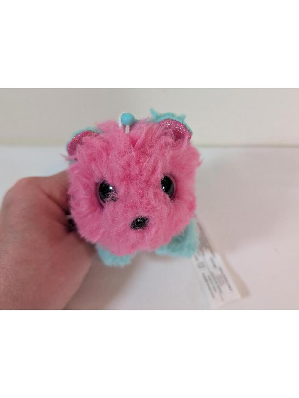 Little Live Scruff-a-Luvs Mermaid Baby Pink and Aqua Stuffed Animal w Heart Clip